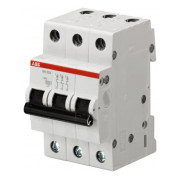 Автоматичний вимикач ABB SH203-C0,5 3P 0,5А тип C 6кА міні-фото